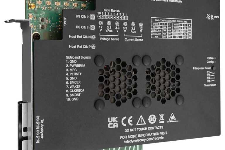 PCIe 6.0 x8 CEMインターポーザ