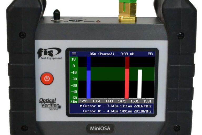 ハンドヘルド小型CWDM光スペアナ