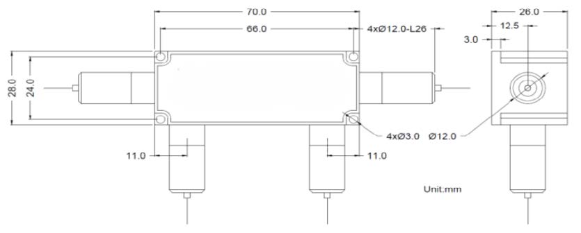 1060nm 4-Port TGGベースPM光サーキュレータ 画像