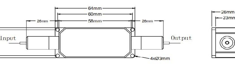 980/1030/1040/1050/1064nm TGGベースPMアイソレータ