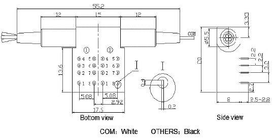 1&#215;4メカ式スイッチ