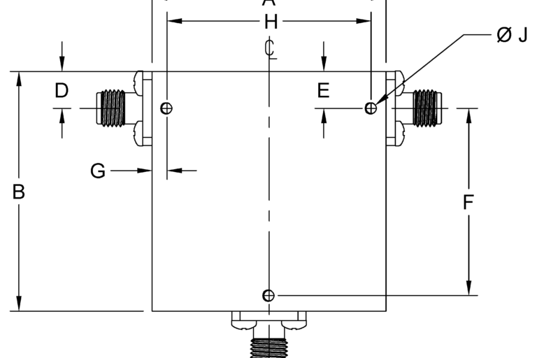 1-2GHz Octave Band Circulator