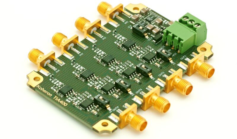 4チャネル 2MHz TIA 画像