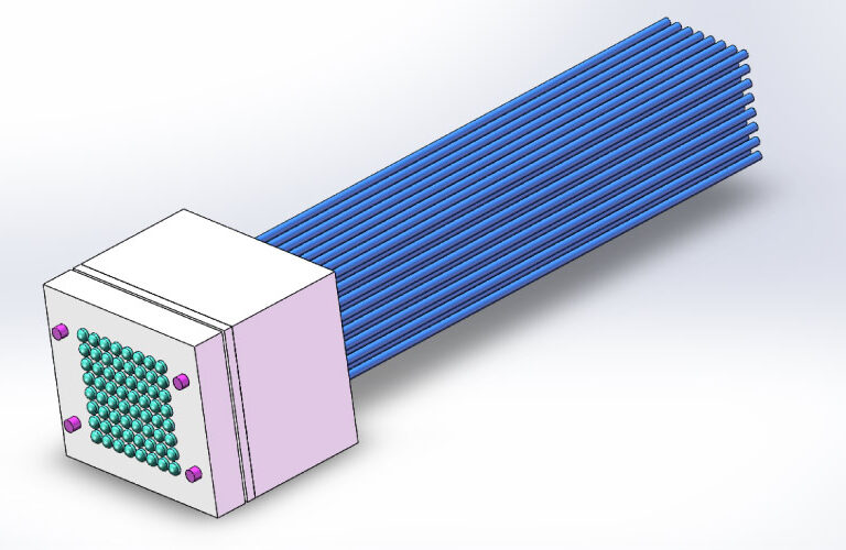 2D光ファイバコリメータアレイ