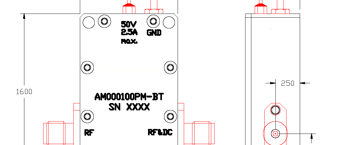 10GHz Bias Tee 画像