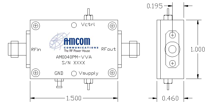 4GHz Voltage Controlled Attenuator 画像