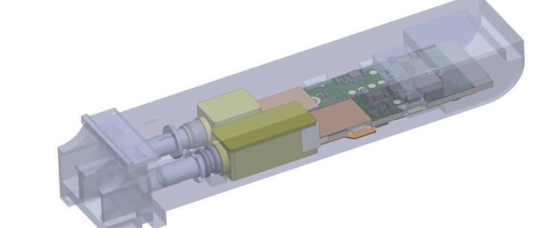 25Gbps C-band DWDM QC SFP Transceiver(40km) 画像