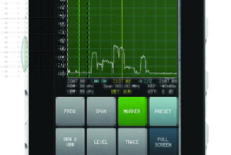 0.01-43GHzハンディRFスペアナ