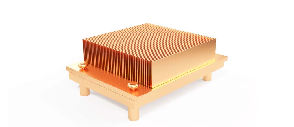 Skived Fin Heatsink 画像