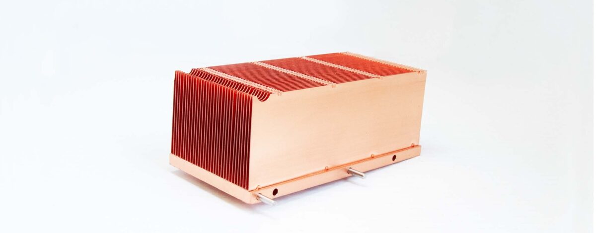 Stacked Fin/Zipper Fin Heatsink 画像