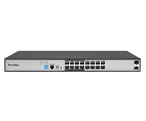 16 Port Gigabit Layer 2 Managed PoE Switch
